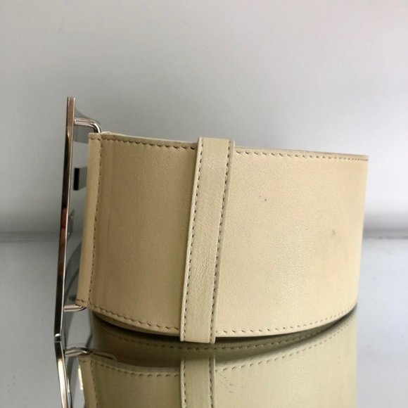 Fendi Zucca Logo FF Leather Oversized Waist Belt main image 4